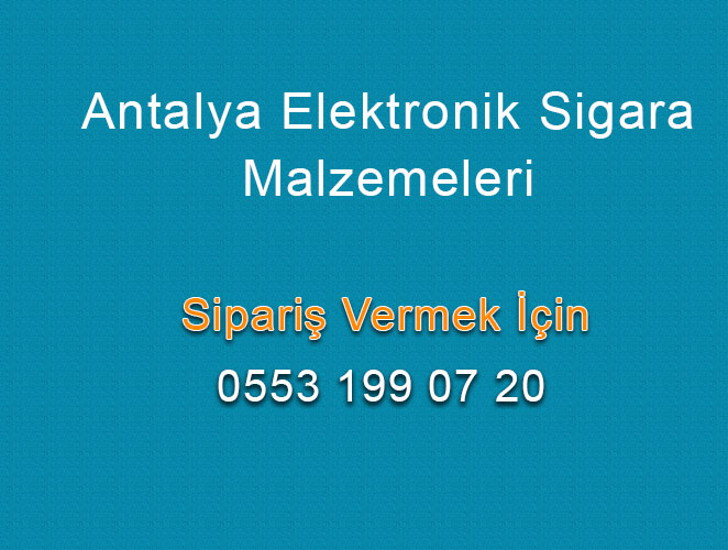Elektronik Sigara Malzemeleri Antalya